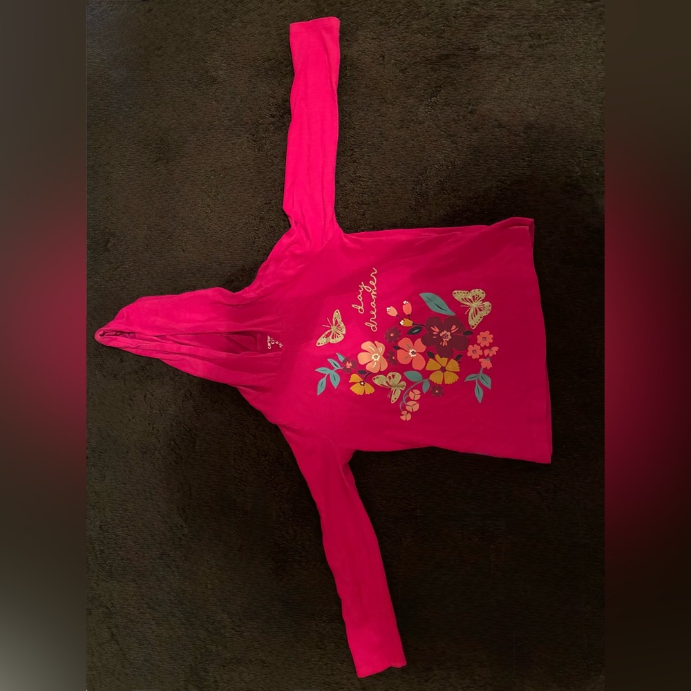 Pink Butterfly Dreamer Kids Shirt